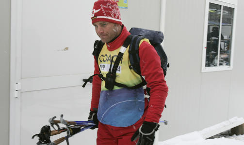 GJORDE SEG UPOPUL�R: Norges langrennstrener i 2006, Krister S�rg�rd, fikk utsatt for sms-sjikane b�de f�r og etter OL etter han vraket Northug. 
Foto: Heiko Junge / SCANPIX .