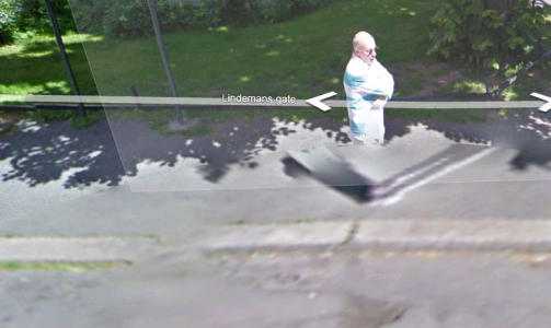 MEN, ER DET IKKE... En observant leser skriver at Google har glemt � sladde Tore Ryen i Lindemans gate.