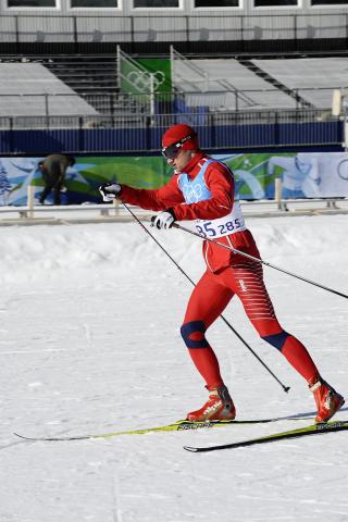 OL-DEBUTANT: Petter Northug fikk ikke v�re med i Torino, her i trening i Vancouver. Foto: EPA/BONNY MAKAREWICZ
