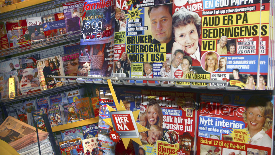 MINUS: Se og H�r er fortsatt Norges st�rste ukeblad, men faller kraftig. Foto: Scanpix