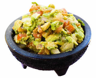 EKTE MEKSIKANSK: Guacamole med tomater og koriander.  Foto: istockphoto