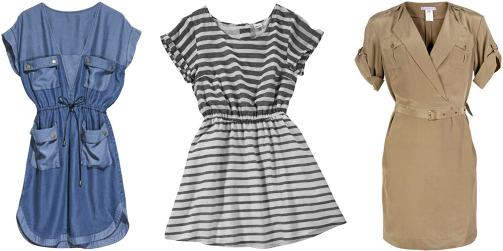 FRA VENSTRE: HogM (kr 399), Gina Tricot (kr 249), Paul og Joe Sister (kr 1530). Foto: Fashionmixology.com, produsenten