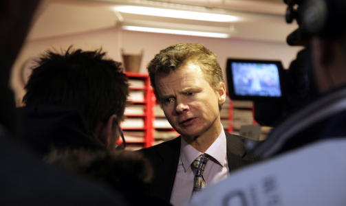 BLE HACKET: Hvis det stemmer at de tyrkiske hackerne st�r bak angrepet p� db.no, er det et fryktelig overtramp mot publiseringsretten som et hvert medie m� ha, sier Lars Helle. Foto: Geir B�lstad / Dagbladet.