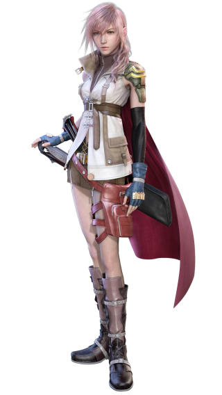 LETTKLEDD TOMBOYJENTE: Lightning fra �Final Fantasy XIII�.