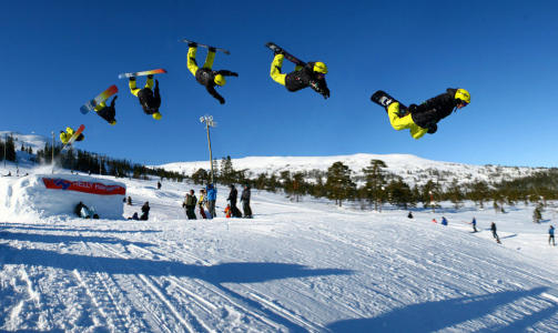 MORRO: Parkene byr p� flotte forhold som her p� Grong.Foto:Kurt Are Lona, Grong