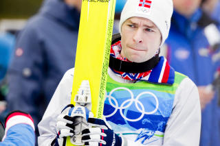 NIENDEPLASS: Anders Jacobsen var skuffet over niendeplassen i hopp normal bakke i Whistler Olympic Park, selv om han var Norges beste. Foto: Heiko Junge / Scanpix