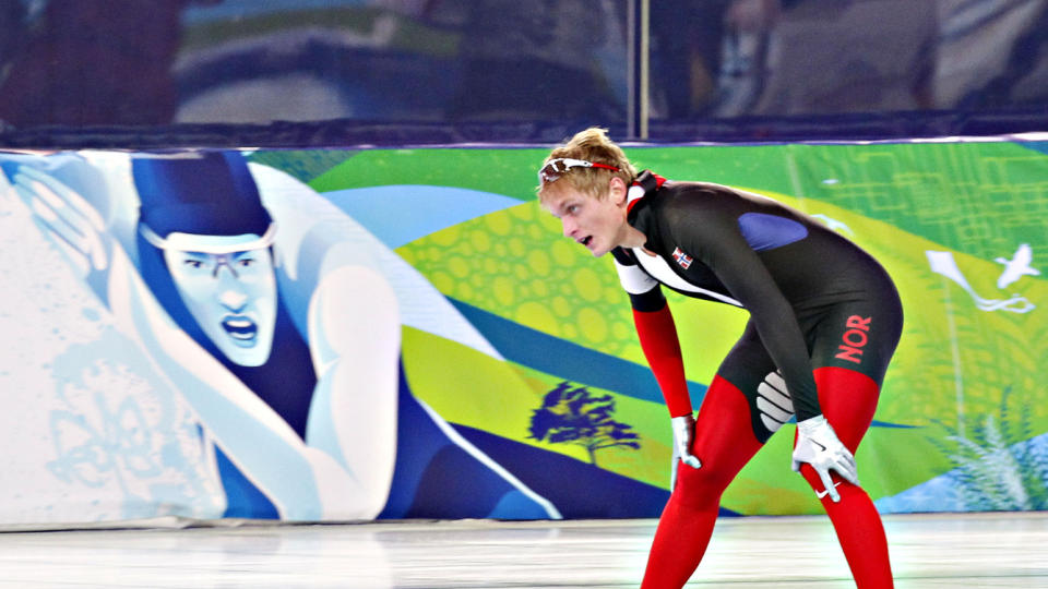 SER FREMOVER: H�vard B�kko ble utklasset av Sven Kramer p� 5000 meter, uten at han gir opp kampen mot nederlenderen av den grunn. Foto: Arnt E. Folvik / DAGBLADET.