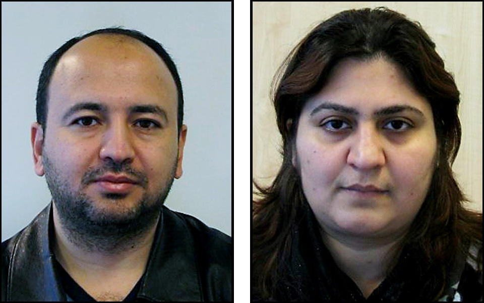 ETTERLYST: Musheer Nadheer Mustafa (36) og Khalidah Yaseen Al-Khalidi (33) er p� flukt med sine tre barn som skulle v�rt i barnevernets omsorg. Foto: POLITIET