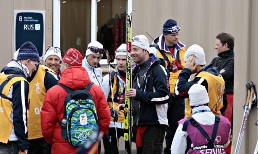 NORSK NEDTUR: En skuffet Petter Northug junior etter 41. plass p� hans OL-debut med 15 km fri teknikk. Foto: ARNT E. FOLVIK