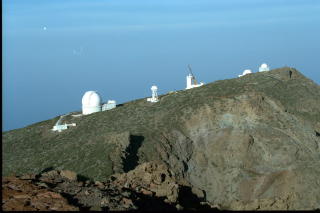 La PALMA: Det internasjonale astrofysiske observatoriet. Foto: Geir B�lstad