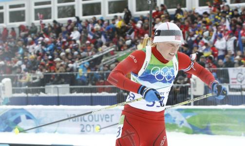 FANTOML�P:  Tora Berger gikk seg opp nesten 30 plasser, men det holdt ikke til pallen i dag.
Foto: Heiko Junge / Scanpix