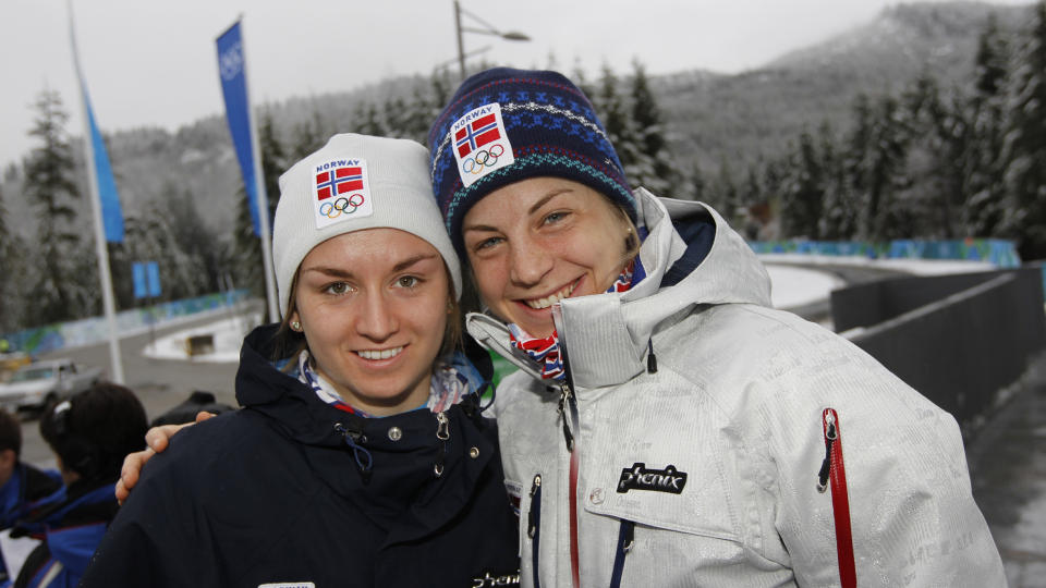 SPRINTH�P: Celine Brun-Lie og Astrid Uhrenholdt Jacobsen er ikke regnet som opplagte medaljekandidater i dag - men har ikke reist til OL som turister. 
Foto: Cornelius Poppe / Scanpix