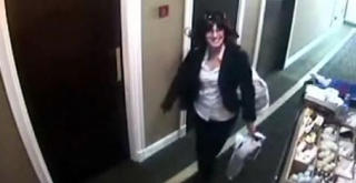 SMILENDE: Bildet av den smilende �Gail Folliard�, en av dem politiet mener var med p� drapet. Irske myndigheter sier imidlertid at de aldri har utstedt pass i dette navnet. Foto: Dubai Police/Scanpix