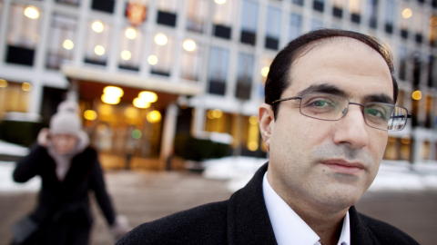 HOPPET AV: Den tidligere konsulen ved den iranske ambassaden i Oslo, Mohammed Heydari opp sin stilling i protest. Han sa at ambassaden fungerte som en ren etterretningssentral. Han sa at iranere som f�r visum til Norge for � delta p� konferanser og lignende ofte i virkeligheten kommer hit for � overv�ke iranere i Norge, og ba om at Norge sluttet � gi visum til dem. Foto: Espen R�st / Dagbladet