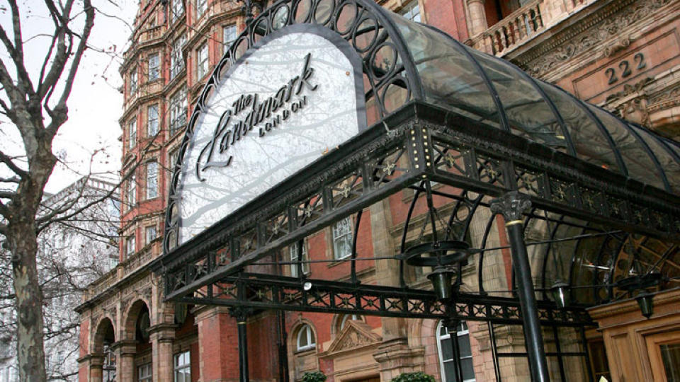 MISTENKES FOR DRAP: P� dette luksushotellet i London skal drapet ha skjedd.