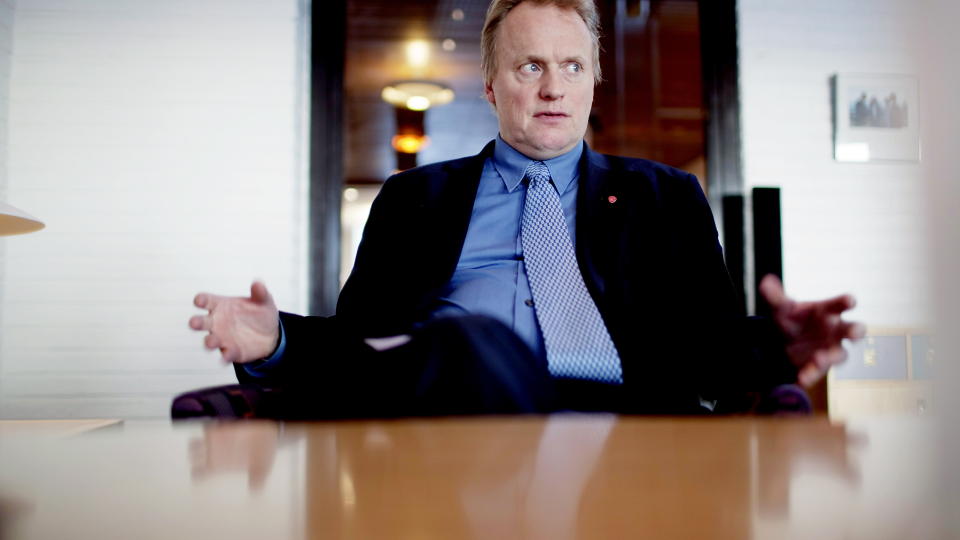 VIL BEKJEMPE RADIKAL ISLAMISME: Aps partisekret�r Raymond Johansen vil bekjempe radikal islam med ord. 
Foto: Stian Lysberg Solum / SCANPIX