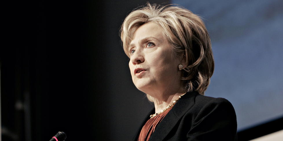 KADHAFI M� G�: I en tale til FNs menneskerettsr�d ba Hillary Clinton verdenssamfunnet om � fjerne Kadhafi fra makten i Libya. Foto: Kristian Ridder-Nielsen / Dagbladet
