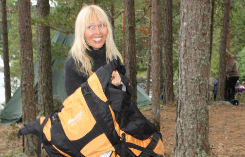 HEKTA P� SOYA: Eks-Playmate Linda M�ller drakk mye soyamelk, if�lge Zahl Pedersen. Foto: TV Norge