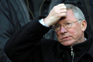 DRATT INN I AVISSKANDALE: Sir Alex Ferguson var blant kjendisene som hadde lagt igjen meldinger p� fagforeningsleder Gordon Taylors mobiltelefon. Foto: AFP PHOTO/ANDREW YATES/SCANPIX