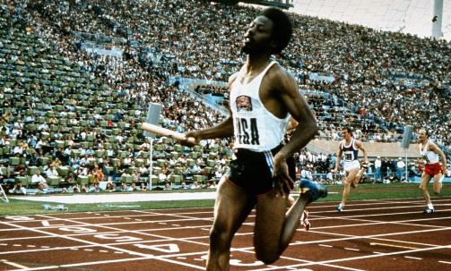 MISTET GULLSJANSEN: Eddie Hart hadde verdensrekorden p� 100 meter, men fikk ikke l�pe 100-meteren i 1972-OL. Han kom for seint. Foto: AP