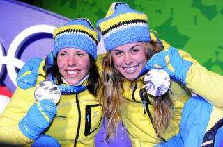 SJIKANERT: Charlotte Kalla fikk h�re det da hun gikk ensom i m�l til fjerdeplass i g�r. Foto: Nisse Schmidt / SCANPIX
