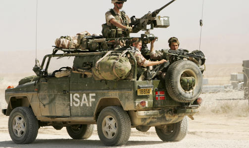 P� BAKKEN: Det er rundt 500 nordmenn i Afghanistan som del av NATO-operasjonen i landet. Foto: SCANPIX