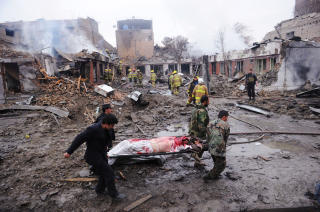 TALIBAN: En talsmann for Taliban sier de st�r bak dagens angrep i den afghanske hovedstaden. Foto: AFP PHOTO/Massoud HOSSAINI/SCANPIX