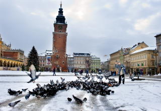 MER KRAKOW: Gamlebyen er Europas best bevarte, her fra hovedplassen Rynek Glowny. Foto: John Terje Pedersen