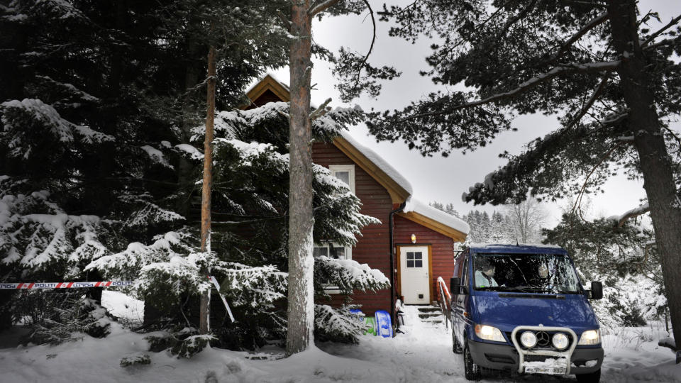 DRAPSSTEDET: I dette huset i Aurskog skal den 49 �r gamle mannen ha blitt drept. N� er mannens ekskone og hennes samboer varetektsfengslet.  Foto: John T. Pedersen/Dagbladet
