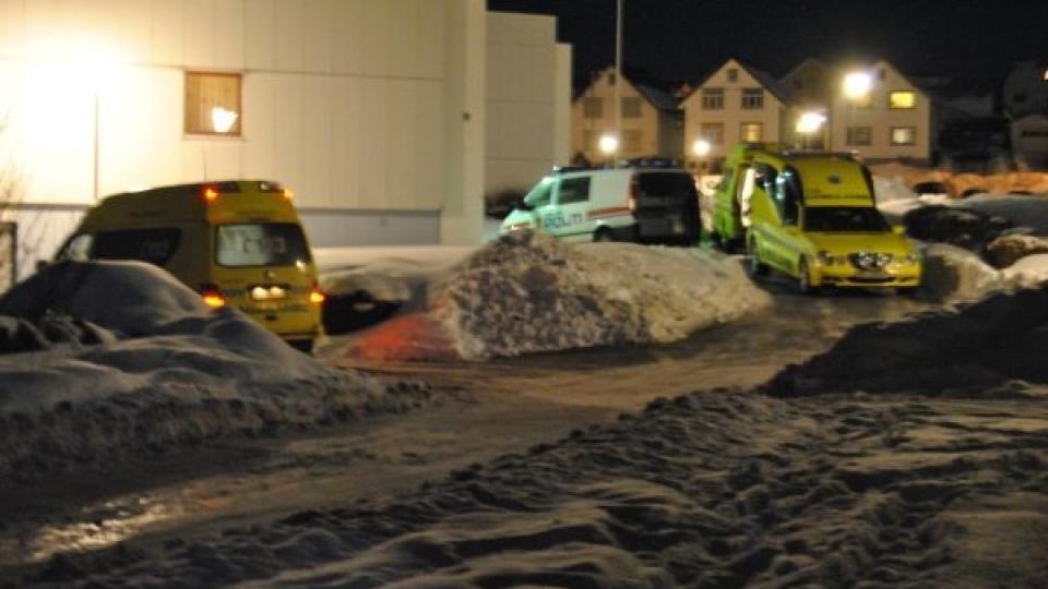  STORUTRYKNINGER:  Politiet i Haugesund rykket ut etter klager p� br�k, men fant ungdommer i koma og rekvirerte ambulanser. FOTO: LEIF EIDE.
