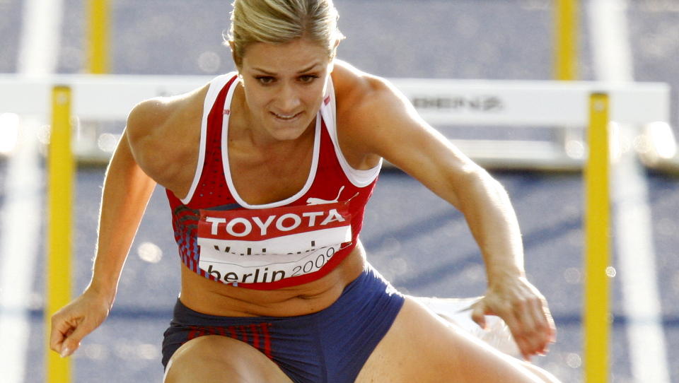 VIDERE: Christina Vukicevic, her fra VM utend�rs, imponerte i sitt heat i Doha i ettermiddag. Foto: Cornelius Poppe / SCANPIX .