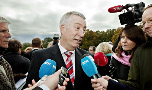 T�FFERE TIDER: Helt siden Sigbj�rn Johnsen overtok som finansminister har han forberedt oss p� at det blir t�ffere tider framover, skriver Stein Aab�. Foto: NINA HANSEN