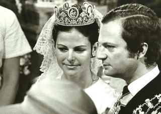 GIFTET SEG OGS� 19. JUNI: Silvia og Carl Gustav m�ttes under OL i M�nchen i 1972. De giftet seg i 1976. Foto: Dagbladet