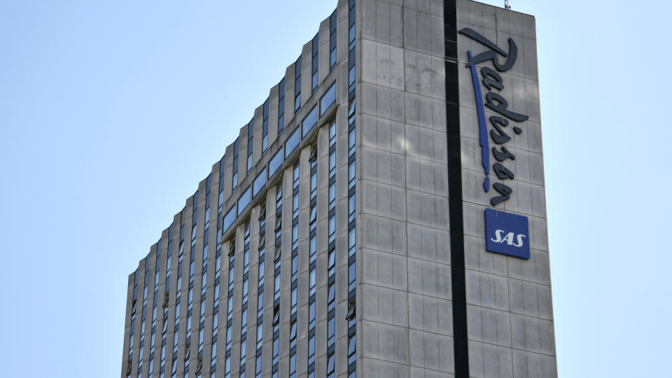 �STEDET: I 20. etasje i dette SAS-hotellet i K�benhavn gjorde en renholder det gruoppvekkende funnet mandag morgen. Foto: Brian Bergmann / SCANPIX