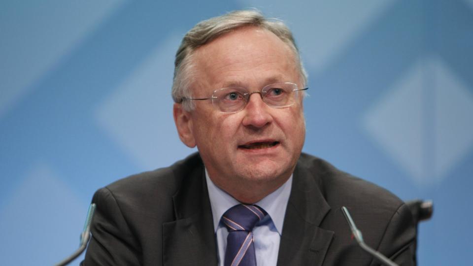 JUBEL�R: Sentralbanksjef Svein Gjedrem presenterte rekordtall for Oljefondet i dag.
Foto: H�kon Mosvold Larsen / Scanpix