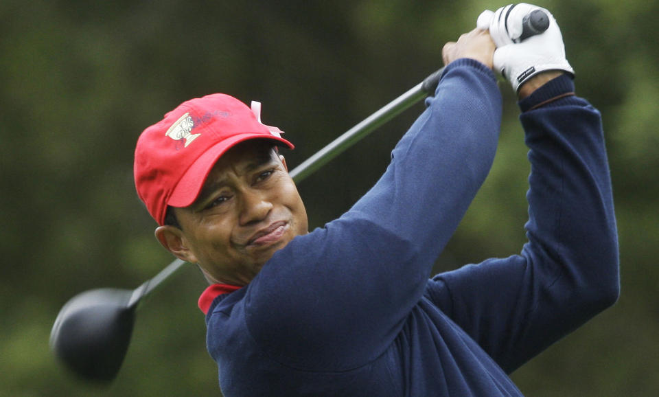 NEI TAKK TIL 440 MILLIONER: Tiger Woods har mistet flere av sine st�rste sponsorer siden utroskapshistoriene kom fram i lyset, men golfstjernen sier likevel nei til en sponsorkontrakt verdt 440 millioner kroner med det irske bettingselskapet Paddy Power.Foto: SCANPIX/AP Photo/Jeff Chiu
