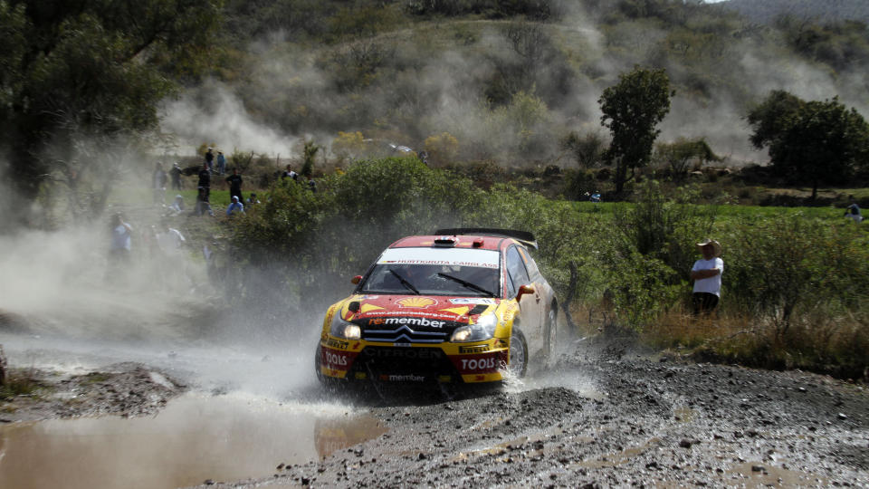 KJEMPESTART: Petter Solberg har f�tt en kjempestart p� Rally Mexico, og leder rallyet sammenlagt etter fire fartspr�ver.Foto: Tony Welam