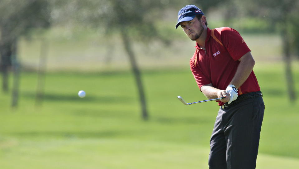 GIKK P� PAR: Henrik Bj�rnstad gikk p� par p� fredagens PGA-runde i Florida. Golfproffen falt fem plasser siden sist runde. Foto: Arnt E. Folvik / DAGBLADET.