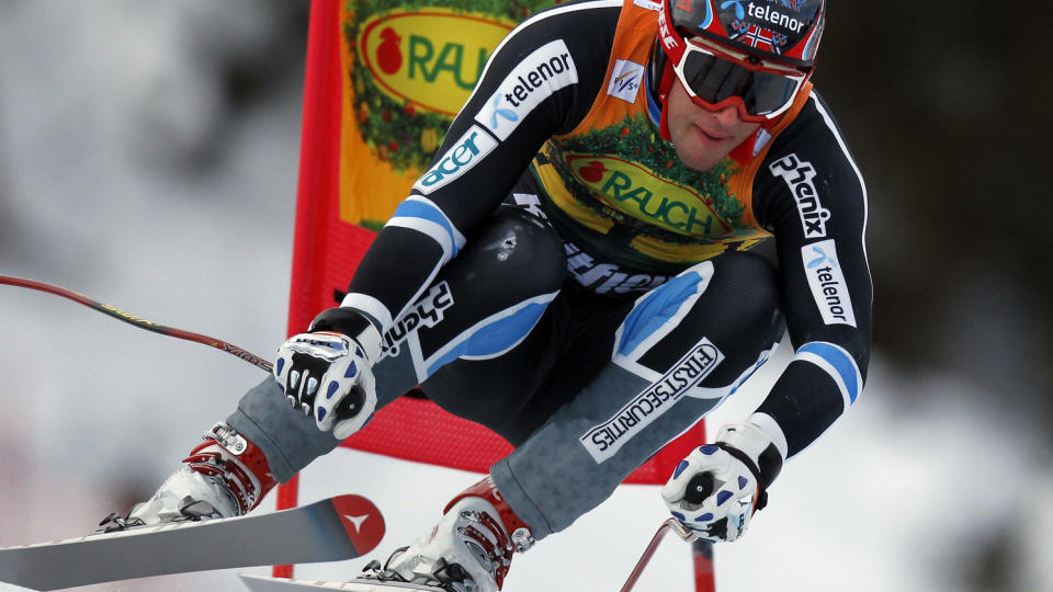 TOK ANDREPLASSEN: Men uten den d�rlige avslutningen kunne Aksel Lund Svindal vunnet utforrennet i Kvitfjell. Foto: Daniel Sannum Lauten.