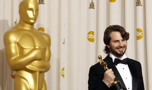  BESTE MANUS:  Mark Boal for �The Hurt Locker�.  FOTO: AFP/SCANPIX.