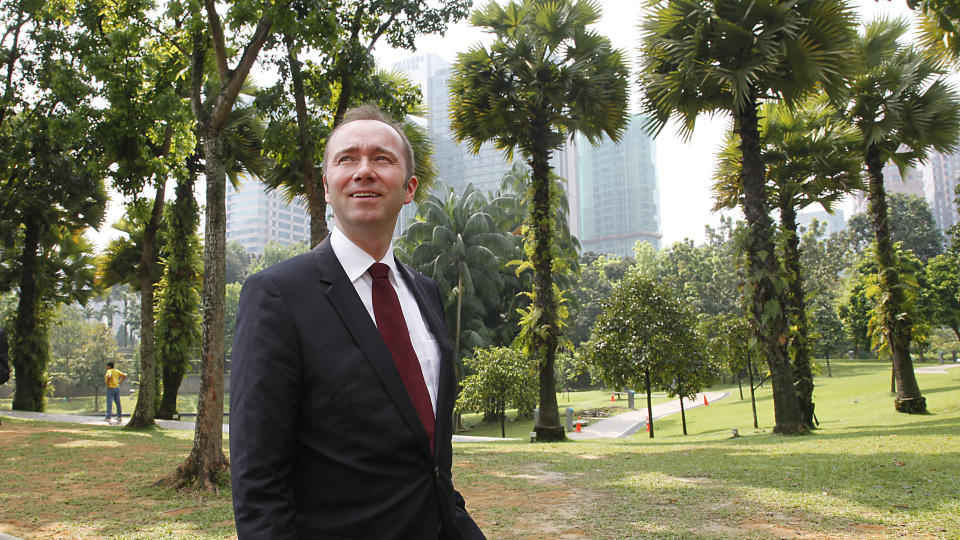 NY HANDELSAVTALE: N�ringsminister Trond Giske er p� plass i Kuala Lumpur i dag. Han h�per � starte arbeidet mot en ny handelsavtale med Malaysia. Han vil v�re i landet sammen med kronsprinsparet fram til onsdag. Foto:Jacques Hvistendahl/Dagbladet