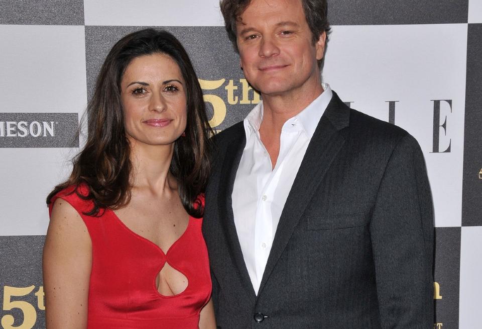 P� SPIRIT AWARDS: Den britiske skuespilleren Colin Firth sammen med kona Livia. Foto: STELLA PICTURES