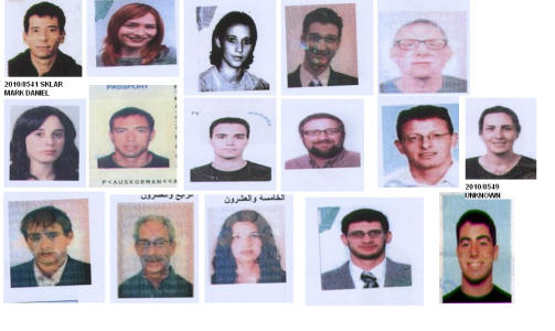 16 NYE ETTERS�KTE: Disse 16 mennene og kvinnene etterlyses i anledning drapet p� Hamas-topp Mahmoud al-Mabhouh i Dubai 20 januar 2010. Foto: Interpol