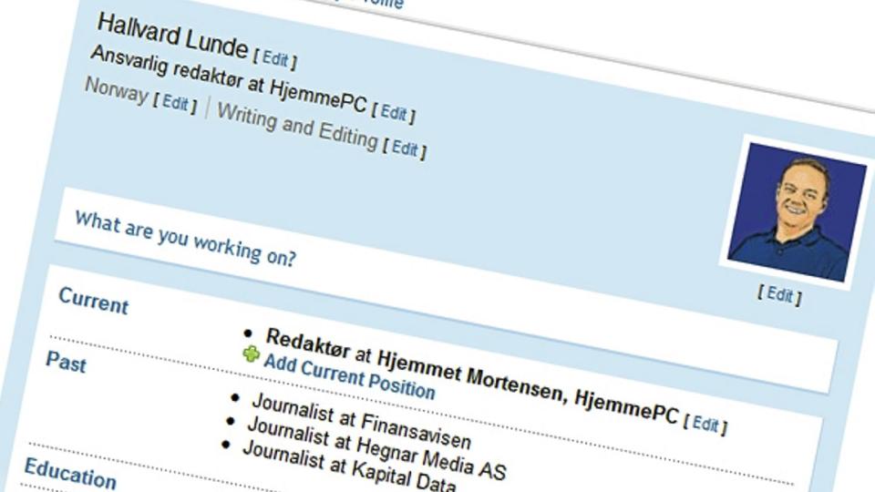 OPPDATER: S�rg for � holde profilen din oppdatert. HjemmePC