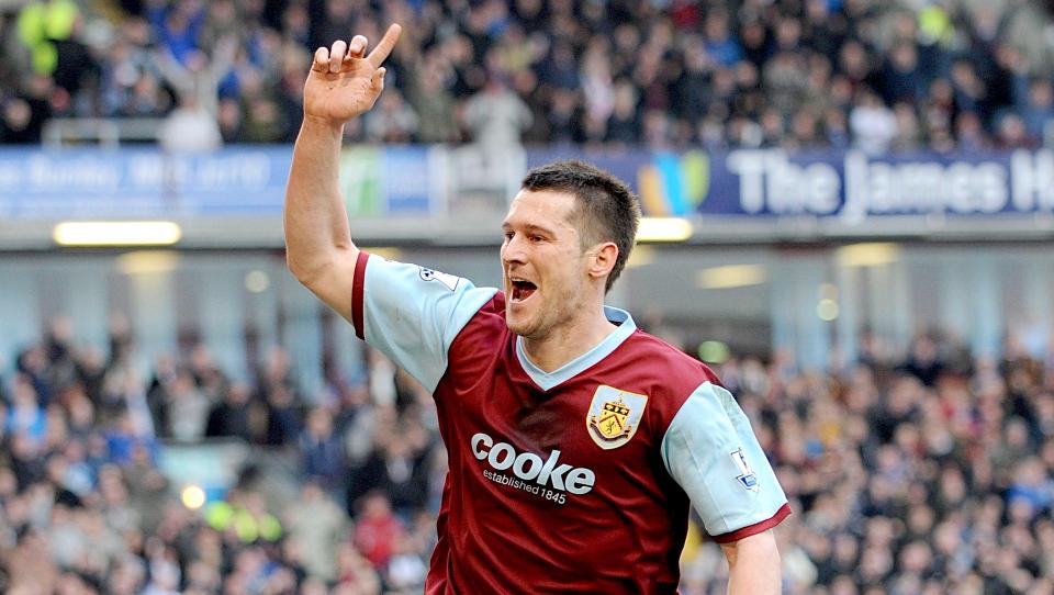 SIKRET POENG: Burnleys David Nugent.Foto: SCANPIX/AP/PA/Clint Hughes