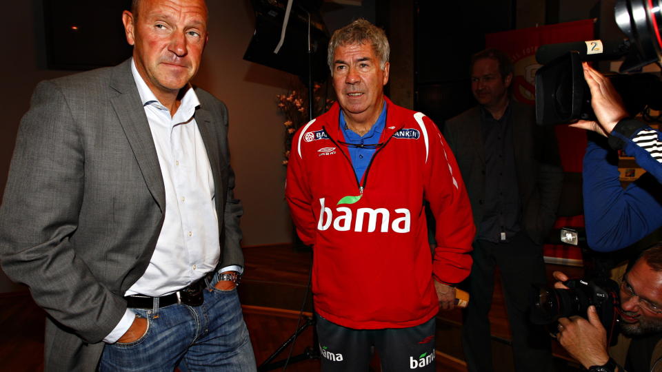 FORSIKTIG OPTIMIST: Nils Johan Semb synes Egil Drillo Olsen har gjort det bra som landslagssjef. Foto: ARNT E. FOLVIK / Dagbladet