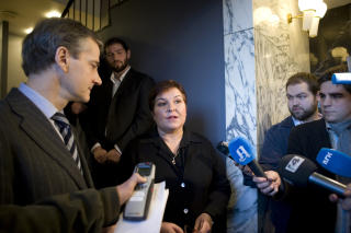 ENIGE: I forbindelse med krigen p� Gaza i fjor diskuterte Anne og utenriksminister Jonas Gahr St�re hvordan vi kan f� bukt med antisemittiske holdninger.