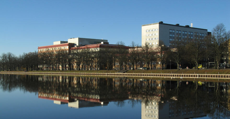 GRANSKER D�DSFALL:  
Legen som n� granskes jobbet her, p� sykehuset Centrallasarettet i V�xj�. Foto: Landstinget Kronoberg