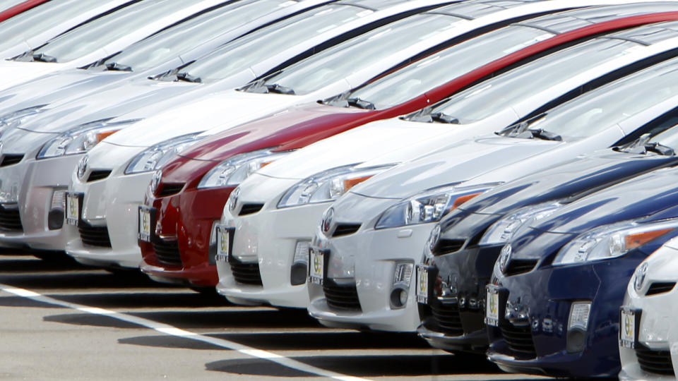PROBLEMER I K�:  Toyota Prius anno 2010 er siste modell i rekken av problemer for Toyota. Foto: Reuters
