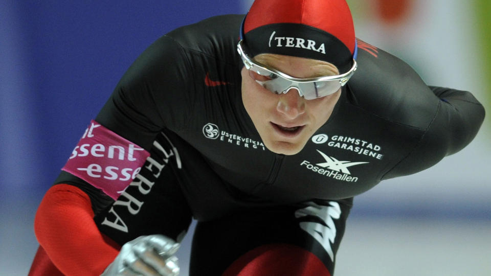 VANT: H�vard B�kko vant 5000 meteren i Heerenveen under verdenscupfinalene.Foto: SCANPIX / AFP PHOTO  DDP / BERTHOLD STADLER